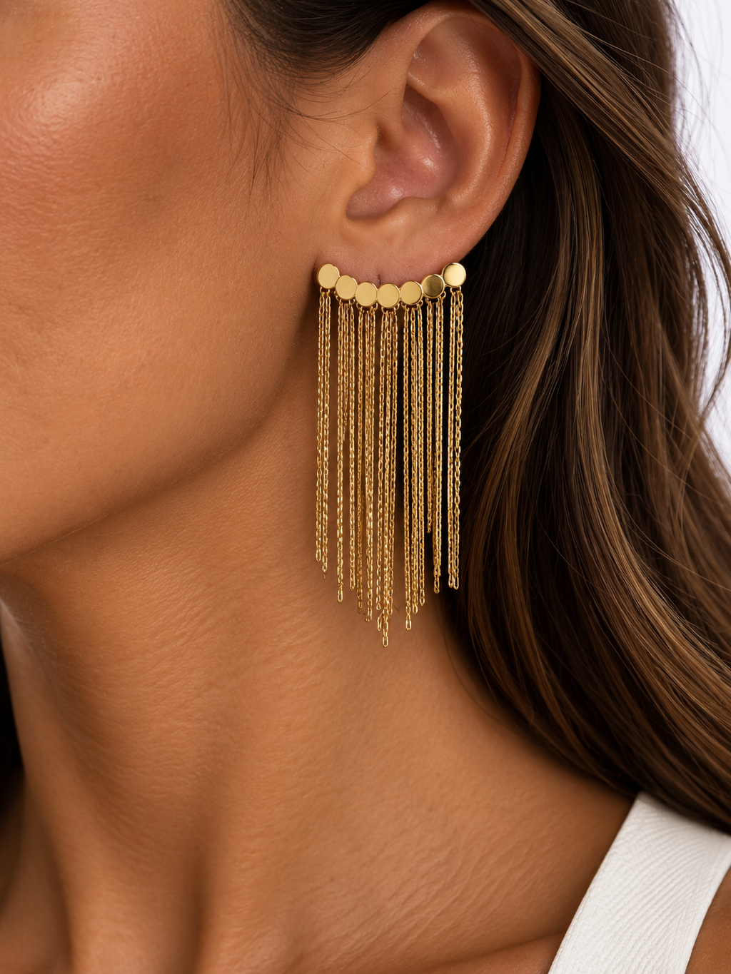 Pendientes Galway Dorado