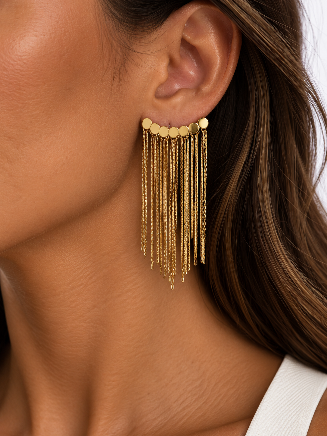 Pendientes Galway Dorado