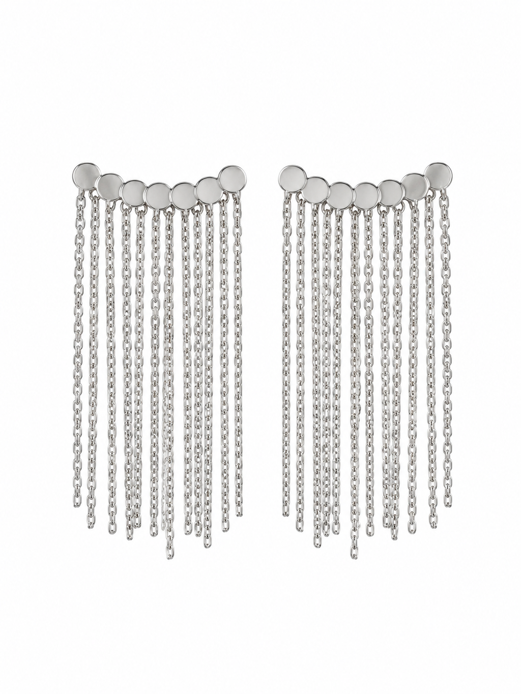 Pendientes Galway Plateado