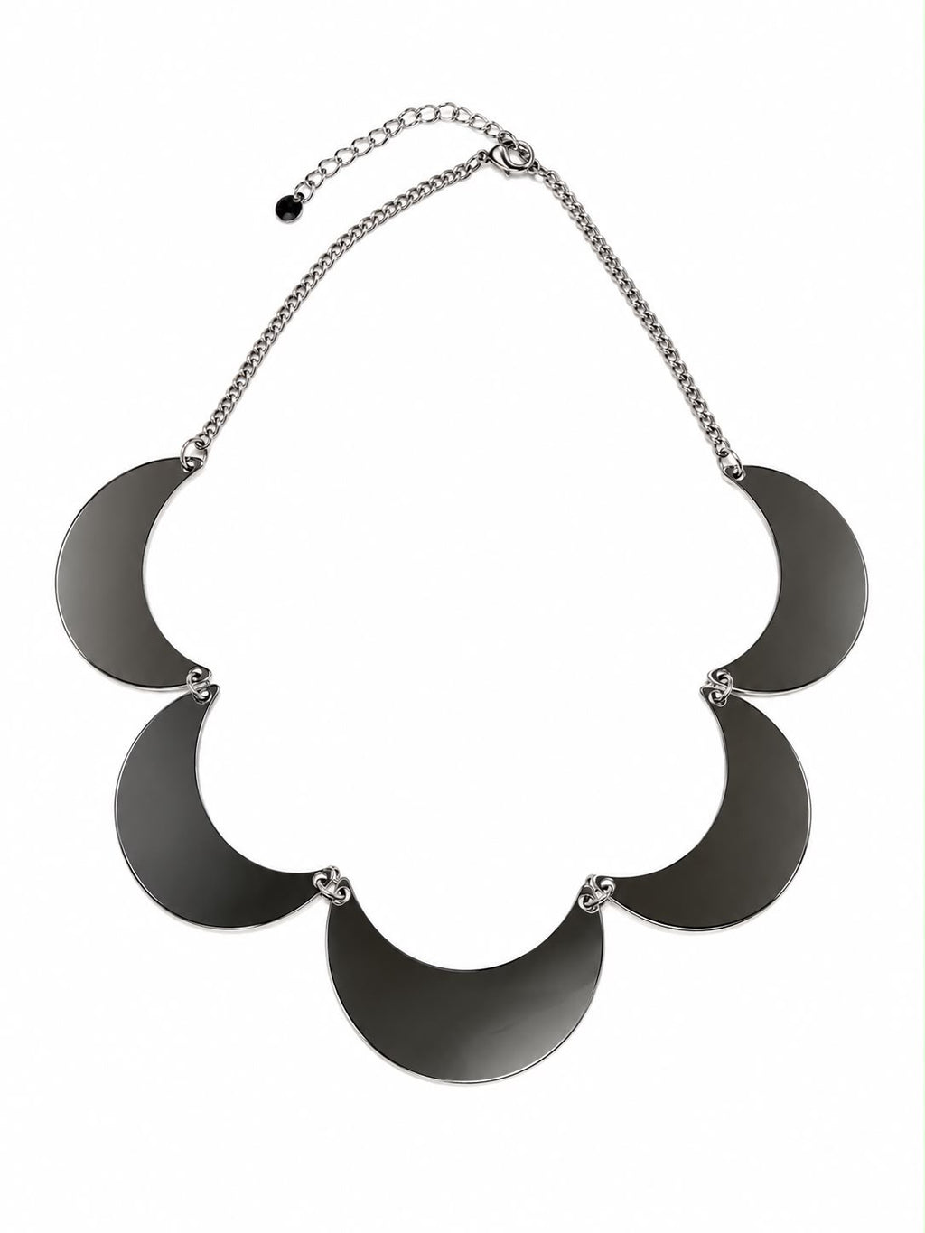 Collar Mooncoin Plateado