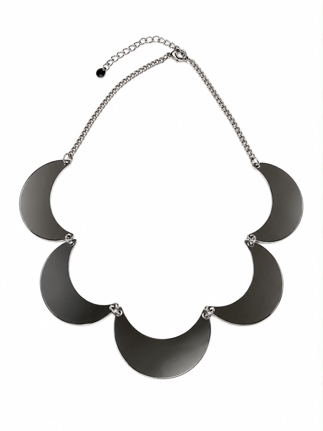 Collar Mooncoin Plateado