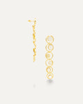 Pendientes Dorados Dinesh Madre Perla